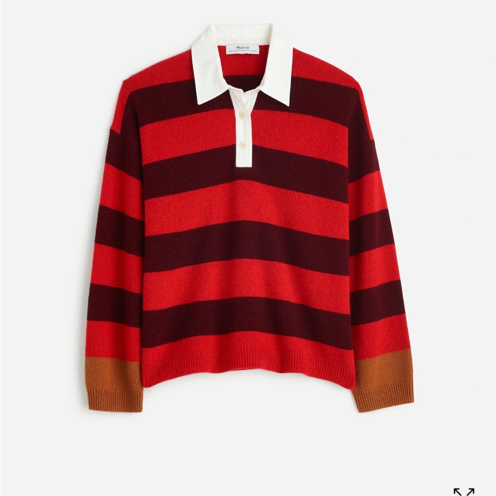 Madewell cashmere rugby top